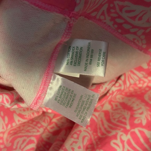 Lilly Pulitzer sleeveless dress pink lobsters and shells - size M - Picture 4 of 5